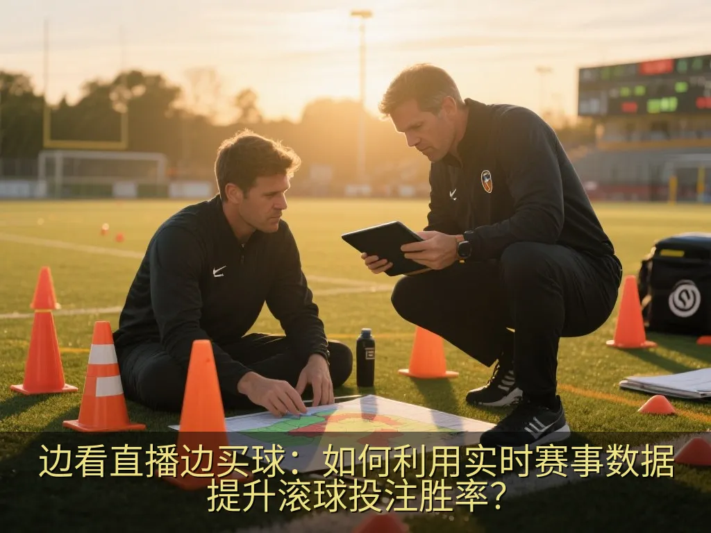 双屏幕展示的实时体育数据折线图与比赛进程分析界面